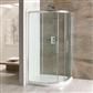 Volente 6mm Easy Clean 1000x800mm Offset Quadrant Shower Enclosure - Chrome