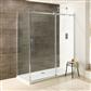 Vanguard 10mm 2000mm x 1000mm Slider Shower Door - Chrome