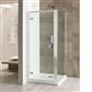 Volente 1850mm x 760mm Hinge Shower Door - Chrome