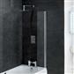 Bathguard 6mm 1400 x 300mm Bath Screen - Chrome