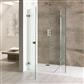 Volente 1850mm x 800mm Double Hinge Shower Door - Chrome Profiles