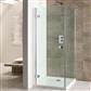 Volente 1850mm x 1000mm Frameless Hinge Shower Door - Chrome Profiles