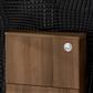 Oslo Tall Cistern WC Unit Top - Dark Walnut