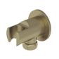 Round Wall Elbow & Shower Handset Holder - Brushed Brass