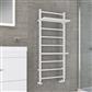 Launton Designer Towel Rail 1200x500mm Matt White