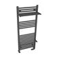 Haddenham Designer Towel Rail 1200x500mm Matt Anthracite