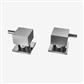 (Pair) Deck Mounted Square Side Valve Handles for Bath Filler Taps - Chrome