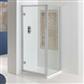 Vulcan 1850mm x 800mm Hinge Shower Door - Chrome