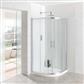 Vantage Easy Clean 800x800mm Quadrant Shower Enclosure - Chrome