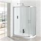 Vantage 6mm Easy Clean 900x800mm Offset Quadrant Shower Enclosure - Chrome