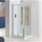 Vulcan 5mm 1850mm x 760mm Bi-Fold Shower Door - Chrome