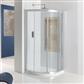 Corniche Easy Clean 800x800mm Quadrant Shower Enclosure - Chrome