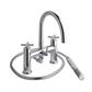 Prado Star 4 Tap Hole Bath Shower Mixer Tap (BSM) with Handset Chrome