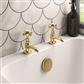 Haymarket Bath Taps - Brushed Brass