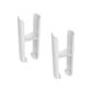 Rubano Radiator Feet (pair) Gloss White