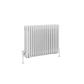 Rivassa 4 Column Radiator 600 x 785mm Gloss White