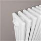 Rivassa 4 Column Radiator 600 x 785mm Gloss White