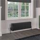 Rivassa 4 Column Radiator 300 x 1010mm Matt Anthracite