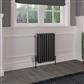 Rivassa 4 Column Radiator 600 x 425mm Matt Anthracite