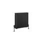 Rivassa 4 Column Radiator 600 x 605mm Matt Anthracite