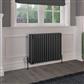 Rivassa 4 Column Radiator 600 x 785mm Matt Anthracite