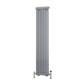 Rivassa 2 Column Radiator 1800 x 383mm Chrome Effect