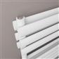 Tunstall Double 800 x 600 Towel Rail Matt White