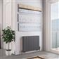 Tunstall Double 600 x 825 Radiator Matt Anthracite