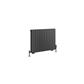 Tunstall Double 600 x 825 Radiator Matt Anthracite