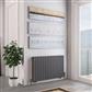 Tunstall Double 600 x 1002 Radiator Matt Anthracite