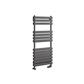 Tunstall Double 1200 x 500 Towel Rail Matt Anthracite