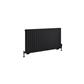 Tunstall Double 600 x 1179 Radiator Matt Black