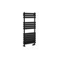 Tunstall Double 1200 x 500 Towel Rail Matt Black