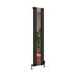 Tunstall Mirror 1800 x 380 Radiator Matt Black