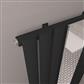 Tunstall Mirror 1800 x 500 Radiator Matt Black