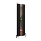 Tunstall Double Mirror 1800 x 500 Radiator Matt Black