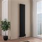 Tunstall Double 1800 x 350 Radiator Matt Black