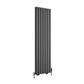 Tunstall Double 1800 x 490 Radiator Matt Anthracite