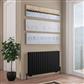 Tunstall Double 600 x 1061 Radiator Matt Black