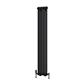 Rivassa 2 Column Radiator 1800 x 293mm Matt Black