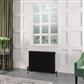 Rivassa 3 Column Radiator 600 x 833mm Matt Black