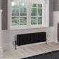 Rivassa 4 Column Radiator 300 x 1010mm Matt Black