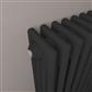 Rivassa 4 Column Radiator 600 x 425mm Matt Black