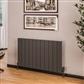 Rosano 600 x 1040 Aluminium Radiator Matt Anthracite