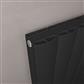 Guardia 600 x 1230 Aluminium Radiator Matt Black