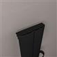 Berlini 1800 x 185 Aluminium Radiator Matt Black