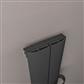 Berlini 1200x185 Aluminium Radiator Matt Anthracite