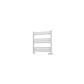 Velor 600 x 600 Aluminium Towel Rail Matt White