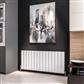 Guardia 600 x 1420 Aluminium Radiator Matt White