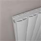 Guardia 1800 x 375 Aluminium Radiator Matt Grey